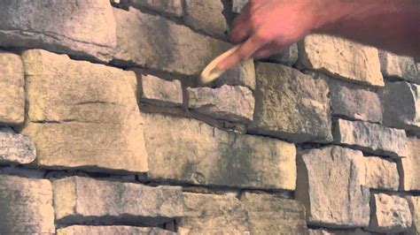 Create stone meal joints in 3 steps